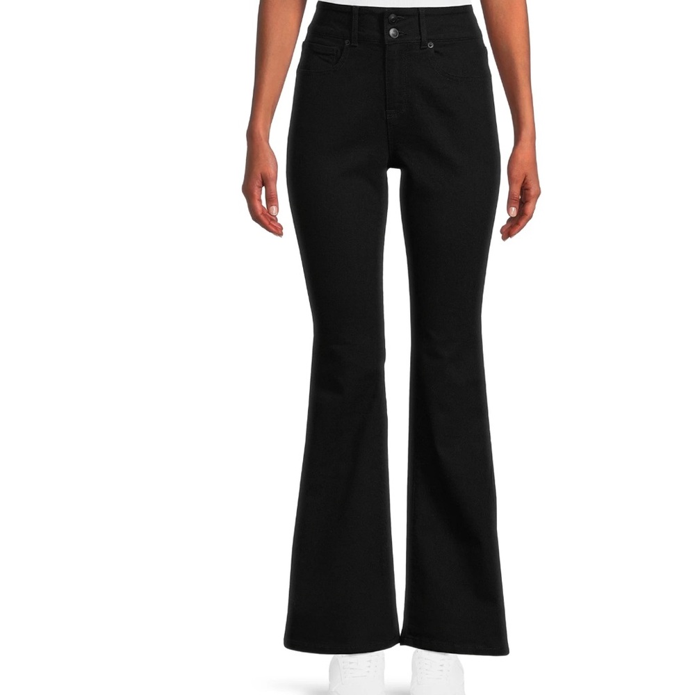 No Boundaries Black Flare Wide Leg Jeans